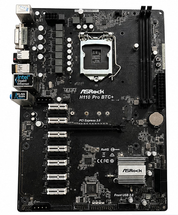 Asrock H110 PRO BTC+ DDR4 LGA1151 13GPU BTC ETH MINING ATX Motherboard