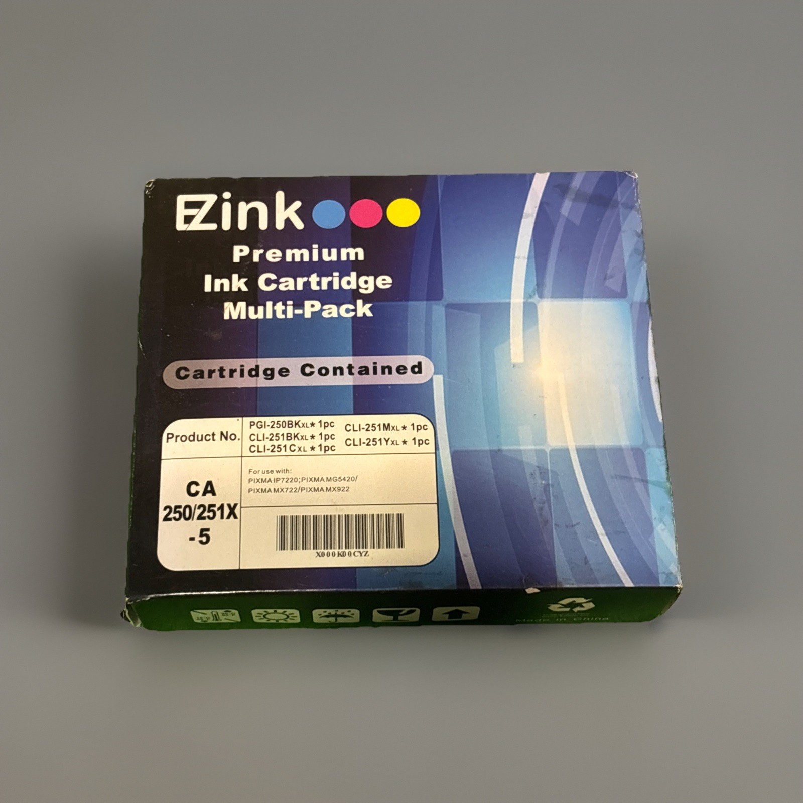 5x OfficeWorld Compatible Ink Cartridges Replacement for Canon 250-251XL NewSeal