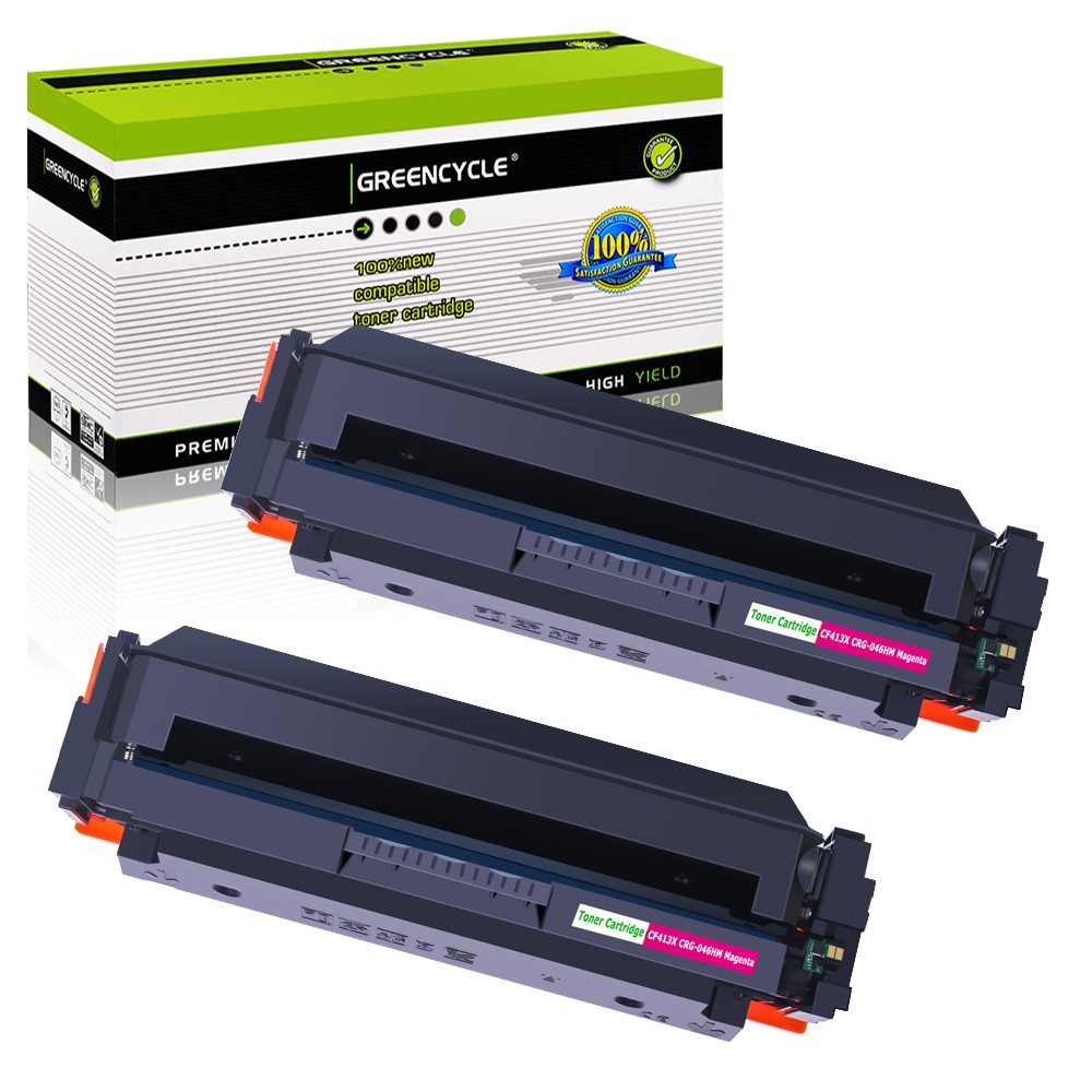2PK CF413X Toner Cartridge 477X Fit For HP Color LaserJet Pro M452dn MFP M477fdn