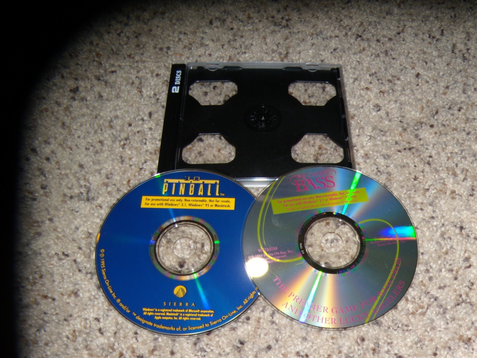2 PC Games: 3-D Ultra Pinball and Trophy Bass 