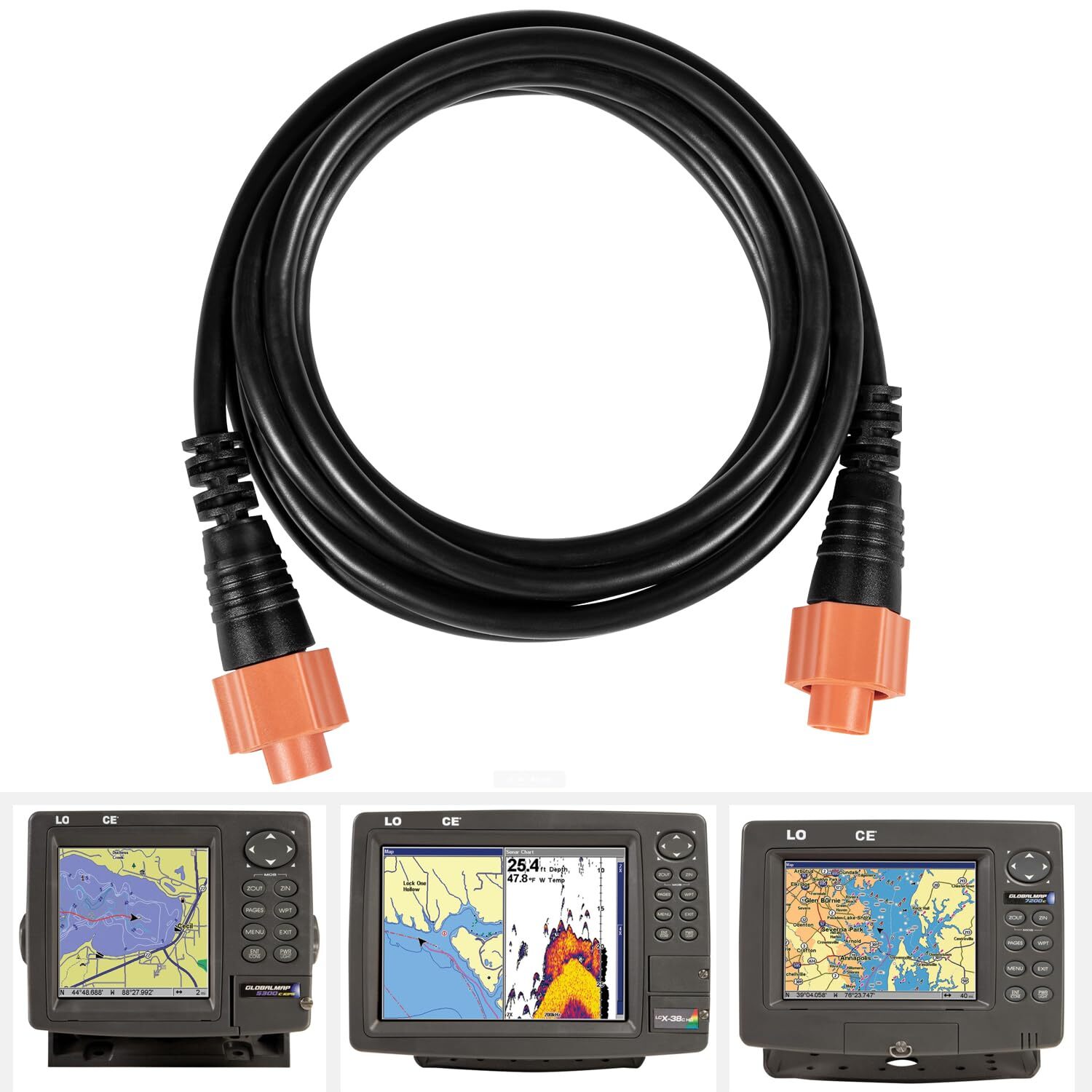3005.6855 for Lowrance 6Ft/1.82M Ethernet Crossover Cable 6 Feet black