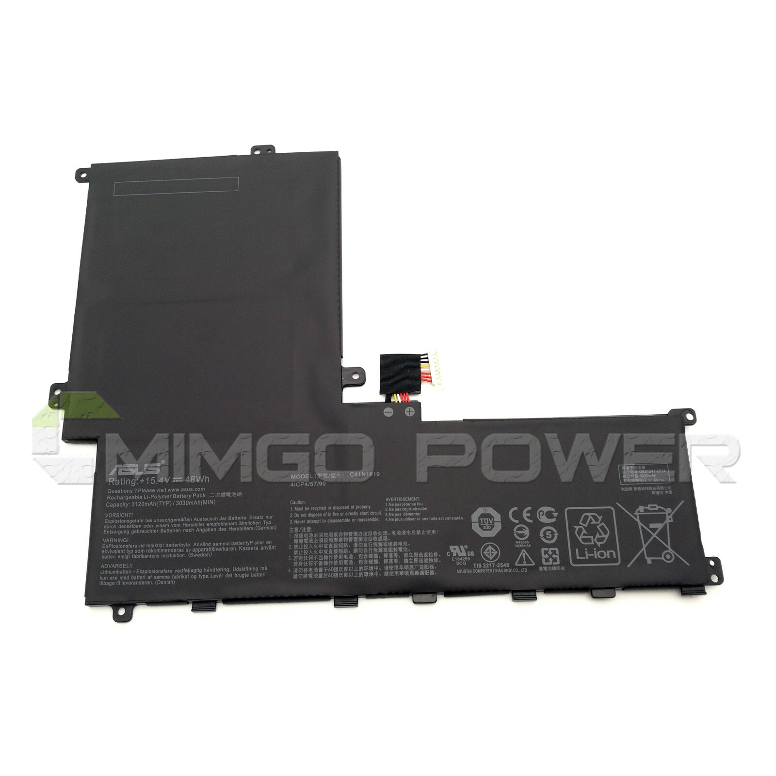 New Genuine C41N1619 Battery for Asus PRO B9440 B9440UA7200 B9440UA7500 B9440FA