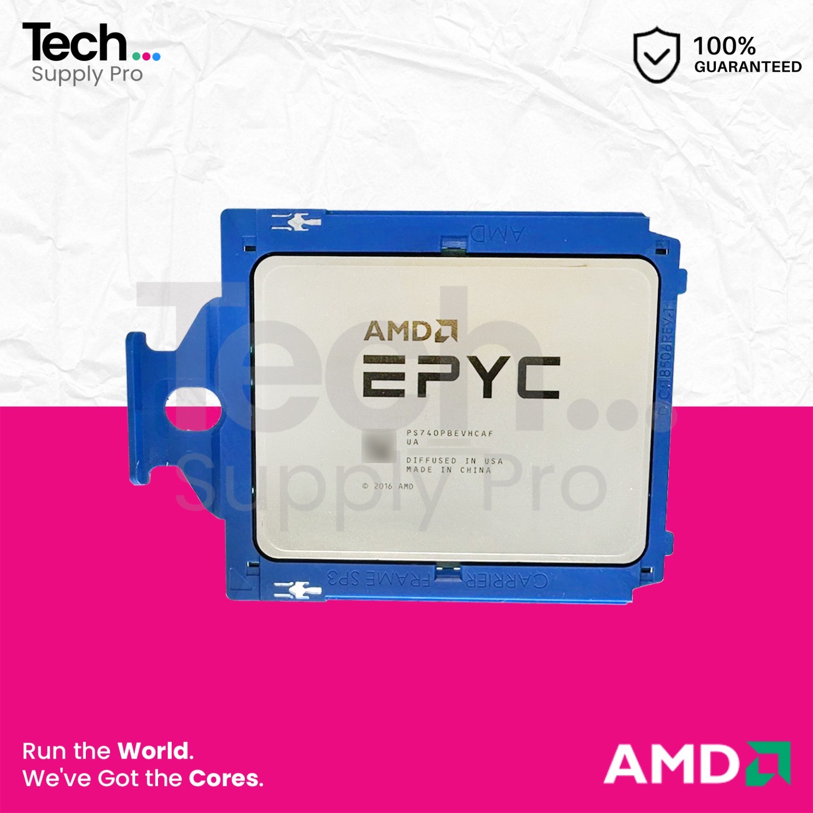 PS740PBEVHCAF AMD EPYC 7401P 24-Core 2.00GHz 64MB SP3 170W Unlocked Processor