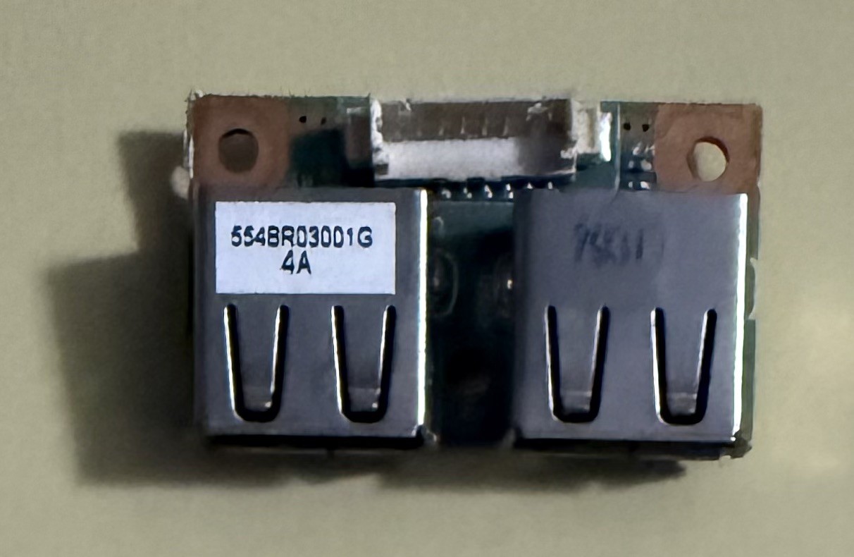 486633-001 48.4H504.031 Genuine HP USB 2.0 ports circuit board - two sockets