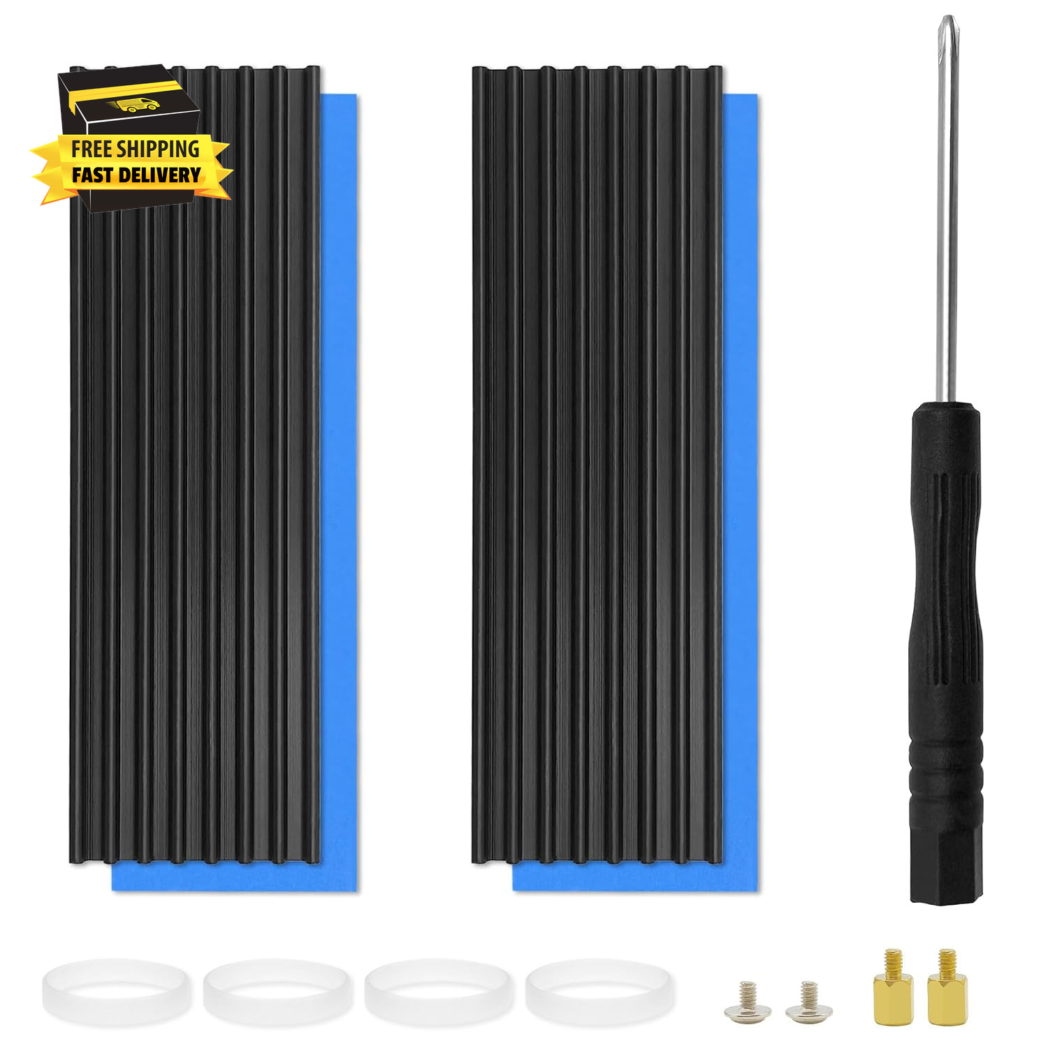 2Pcs M.2 SSD Heatsink 2280 SSD Nvme Heat Sink ⭐️⭐️⭐️⭐️⭐️