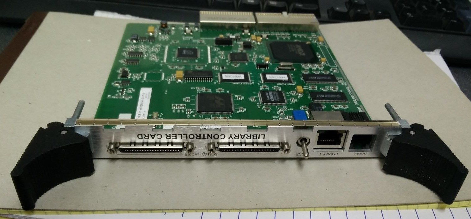Overland / HP MSL6000 606834-007 Rev J LVD/SE Tape Library Controller Card