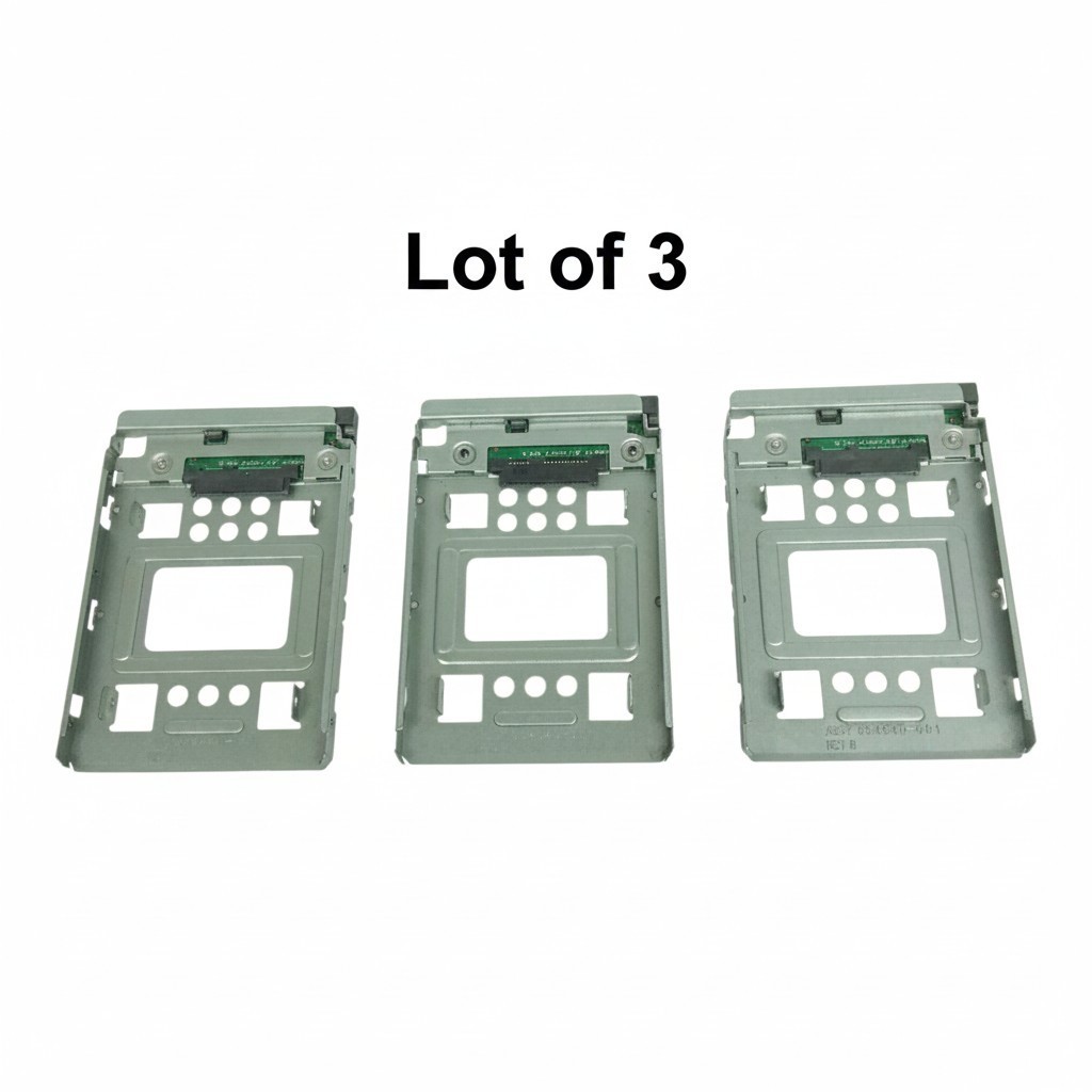 Lot of 3 HP ProLiant 2.5 to 3.5 SSD HDD Drive Adapter Caddy 654540-001 REV B