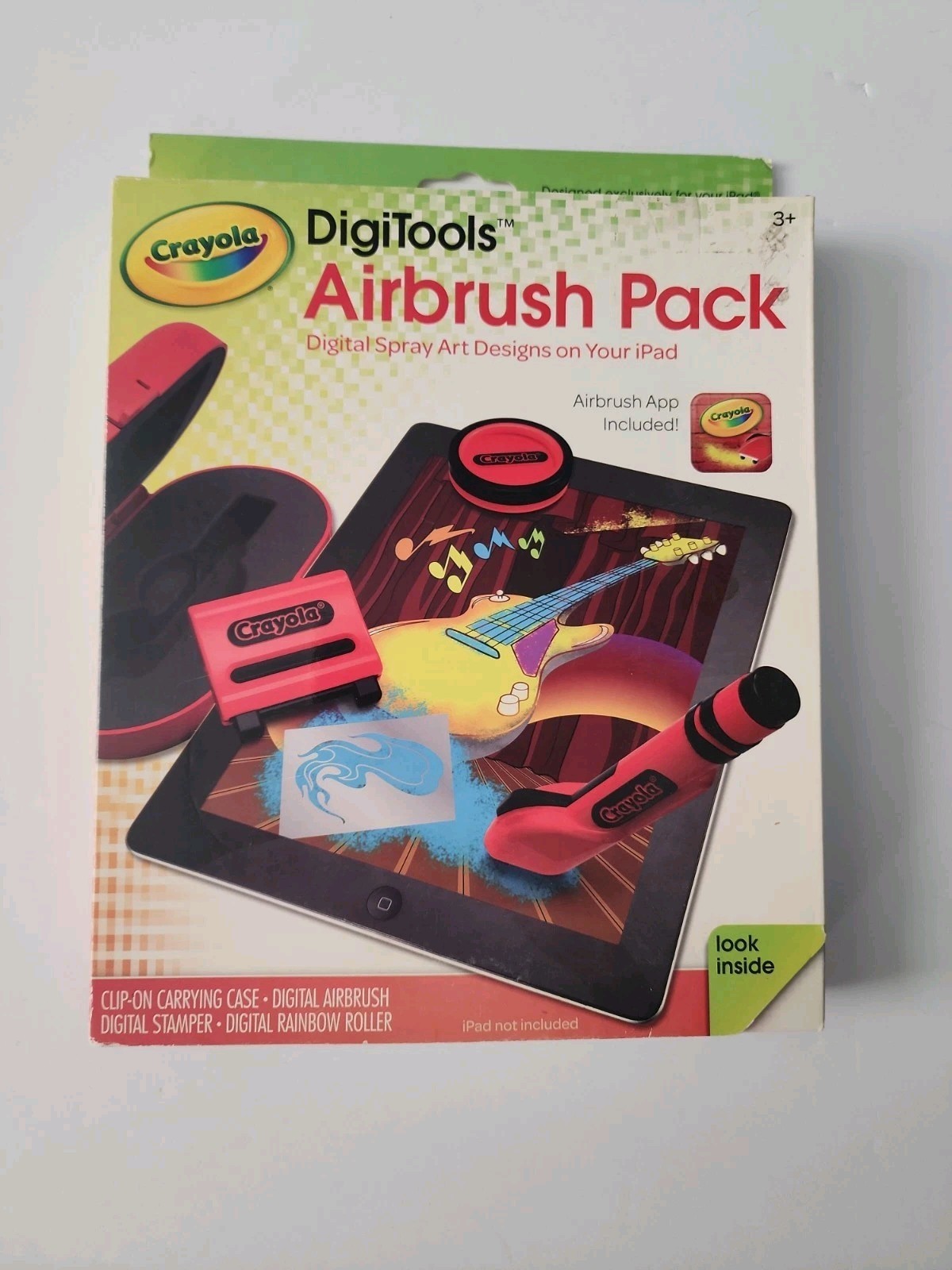 CRAYOLA DIGITOOLS AIRBRUSH PACK FOR IPAD DIGITAL ART SET Brand New Sealed