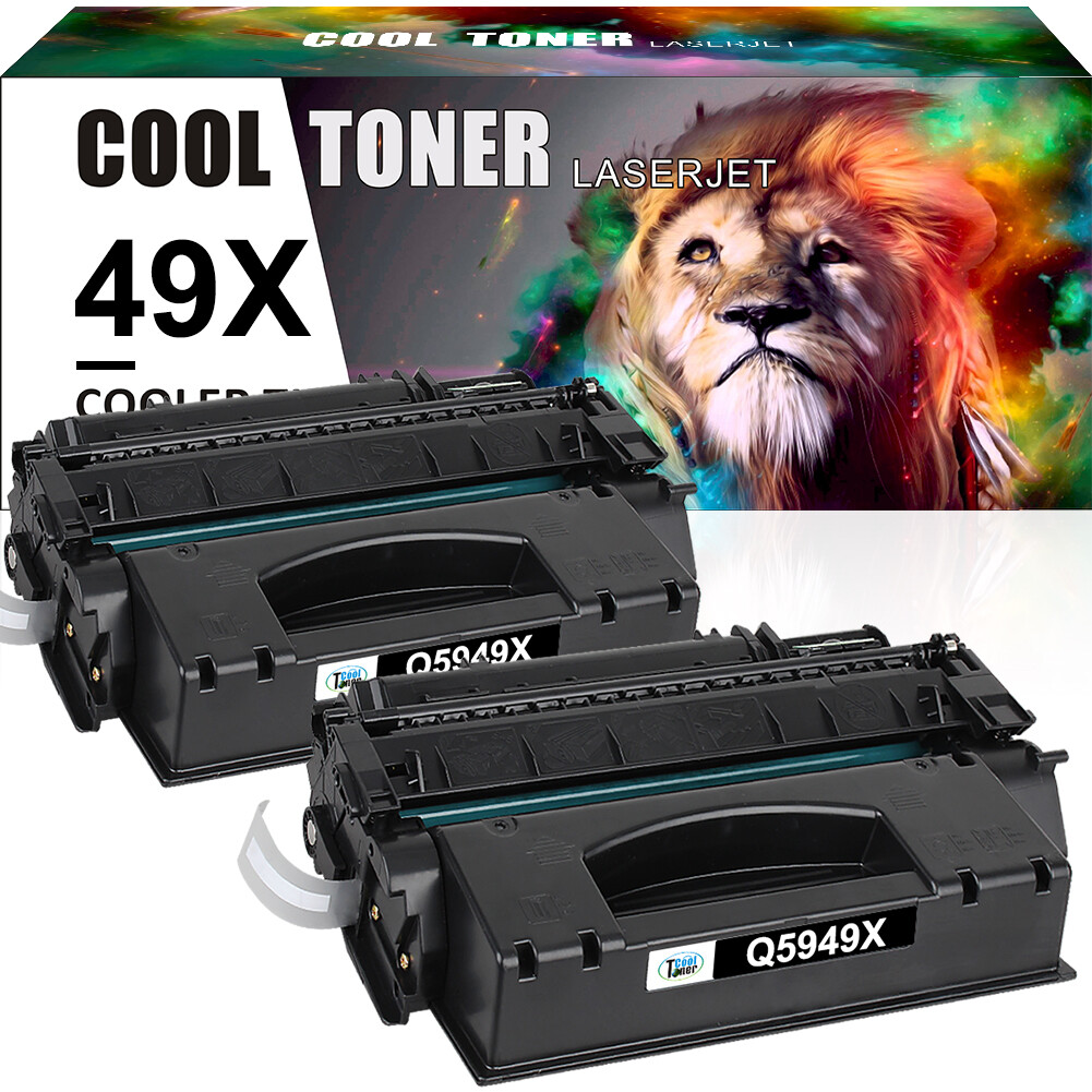2PK Q5949X Toner Cartridge Black For HP 49X LaserJet 3390 3392 1320 1320n