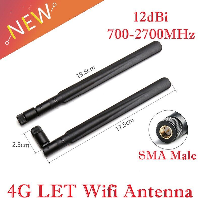 4G Antenna 12dbi for 4G LTE Router External Antenna SMA Male Paddle Antenna Wifi