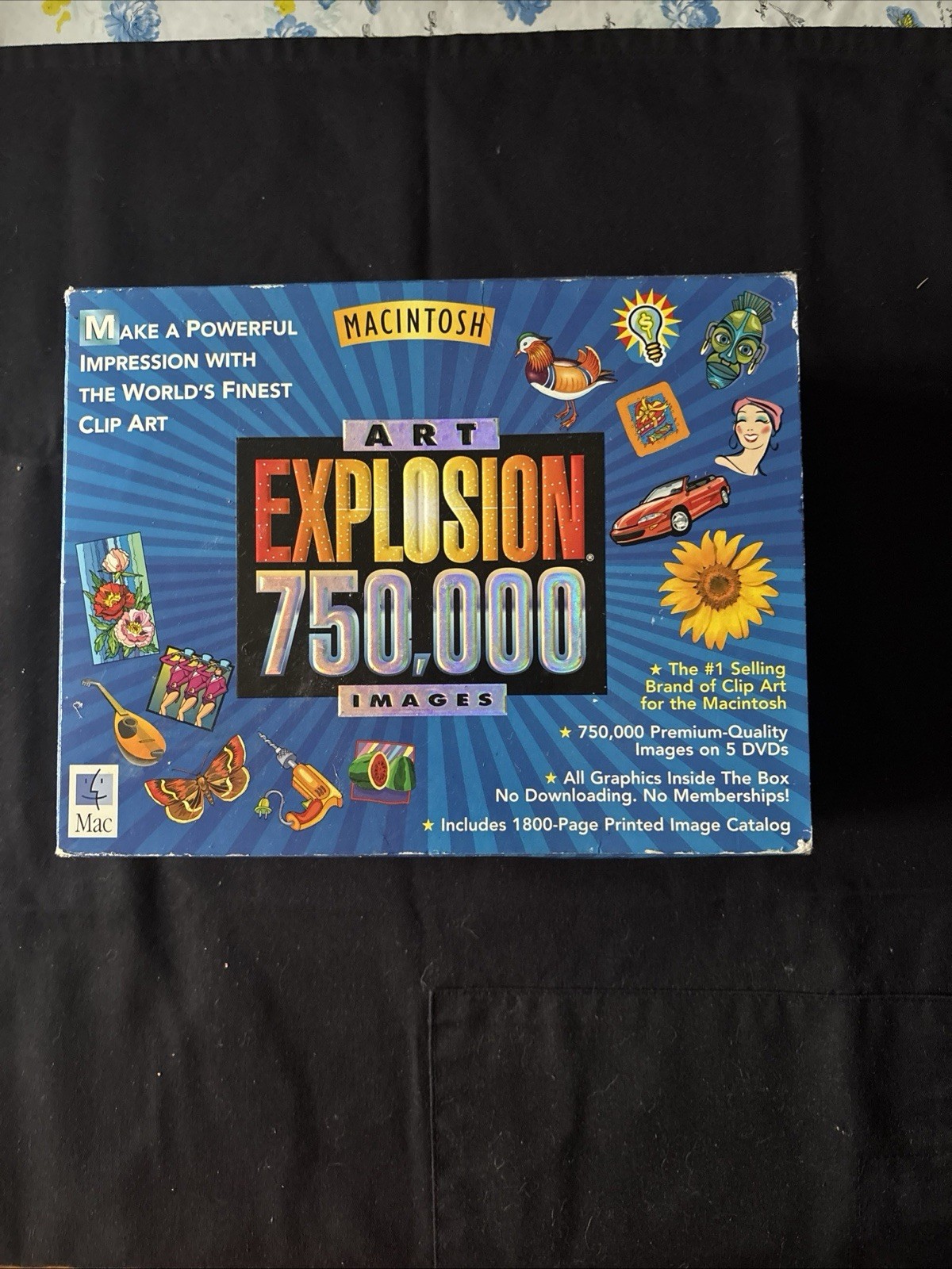 Nova Macintosh Art Explosion 750,000 Images 5 DVD 29GB 1800 pg. Book Catalog