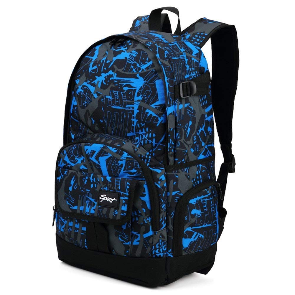 rickyh style School Backpack Travel Bag for Men & One Size, 04graffiti Blue