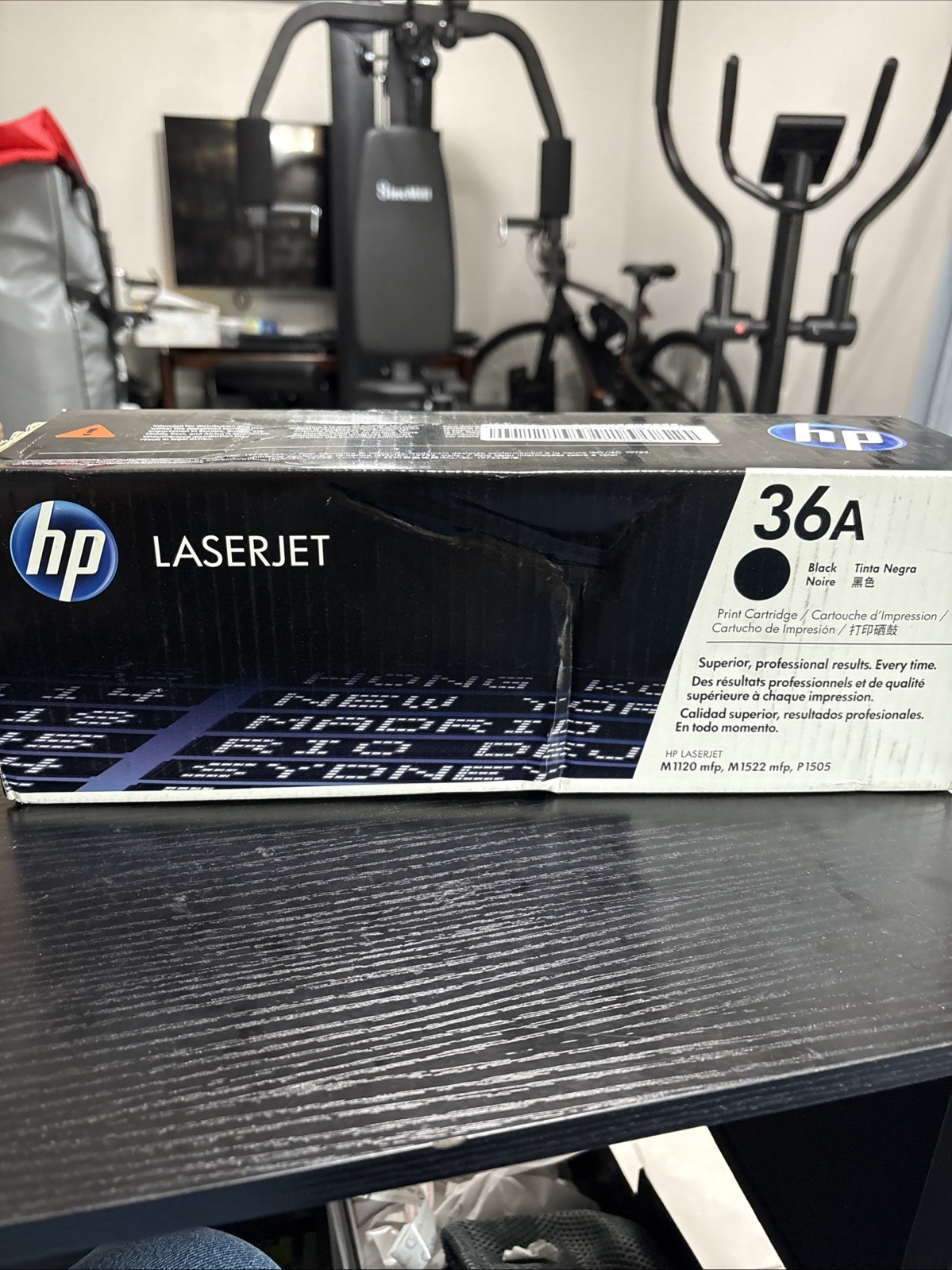 HP 36A CB436A Black Toner Cartridge Genuine OEM New Sealed