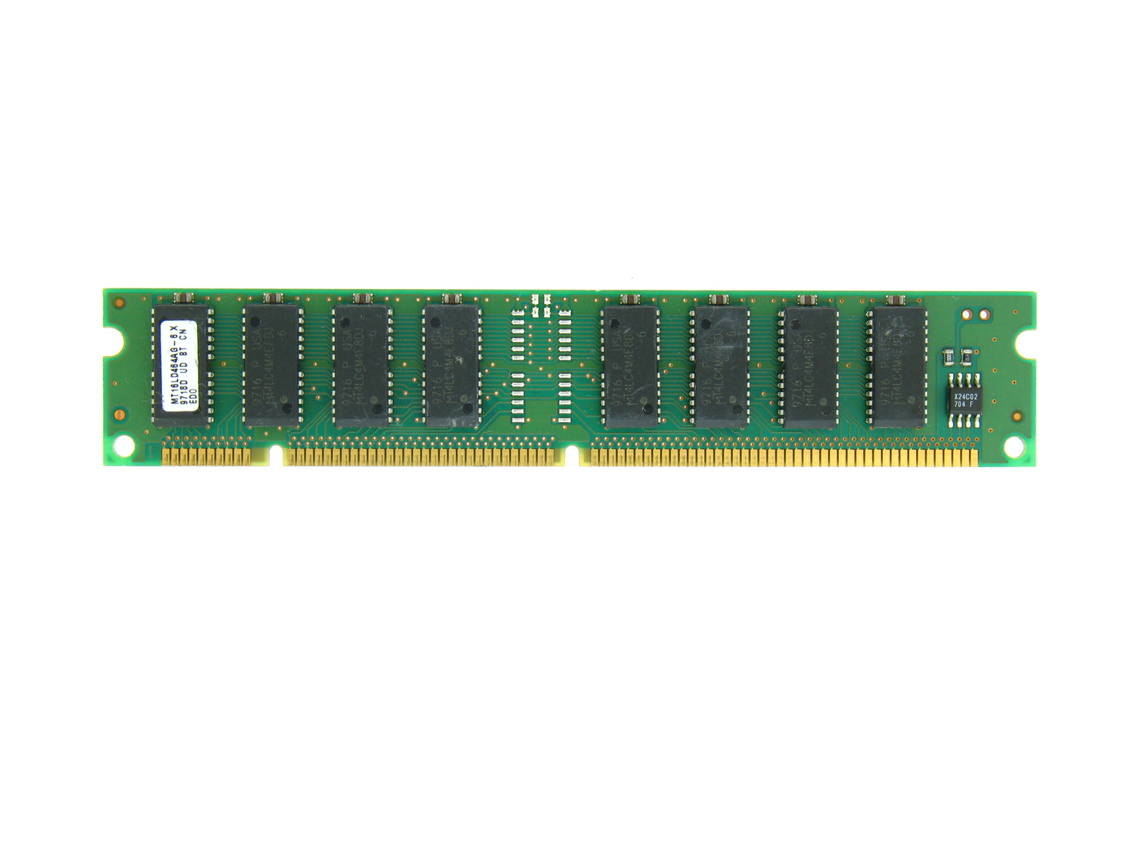 MT16LD464AG- 6 X COMPUTER MEMORY MODULE 168 PIN LOT OF 10