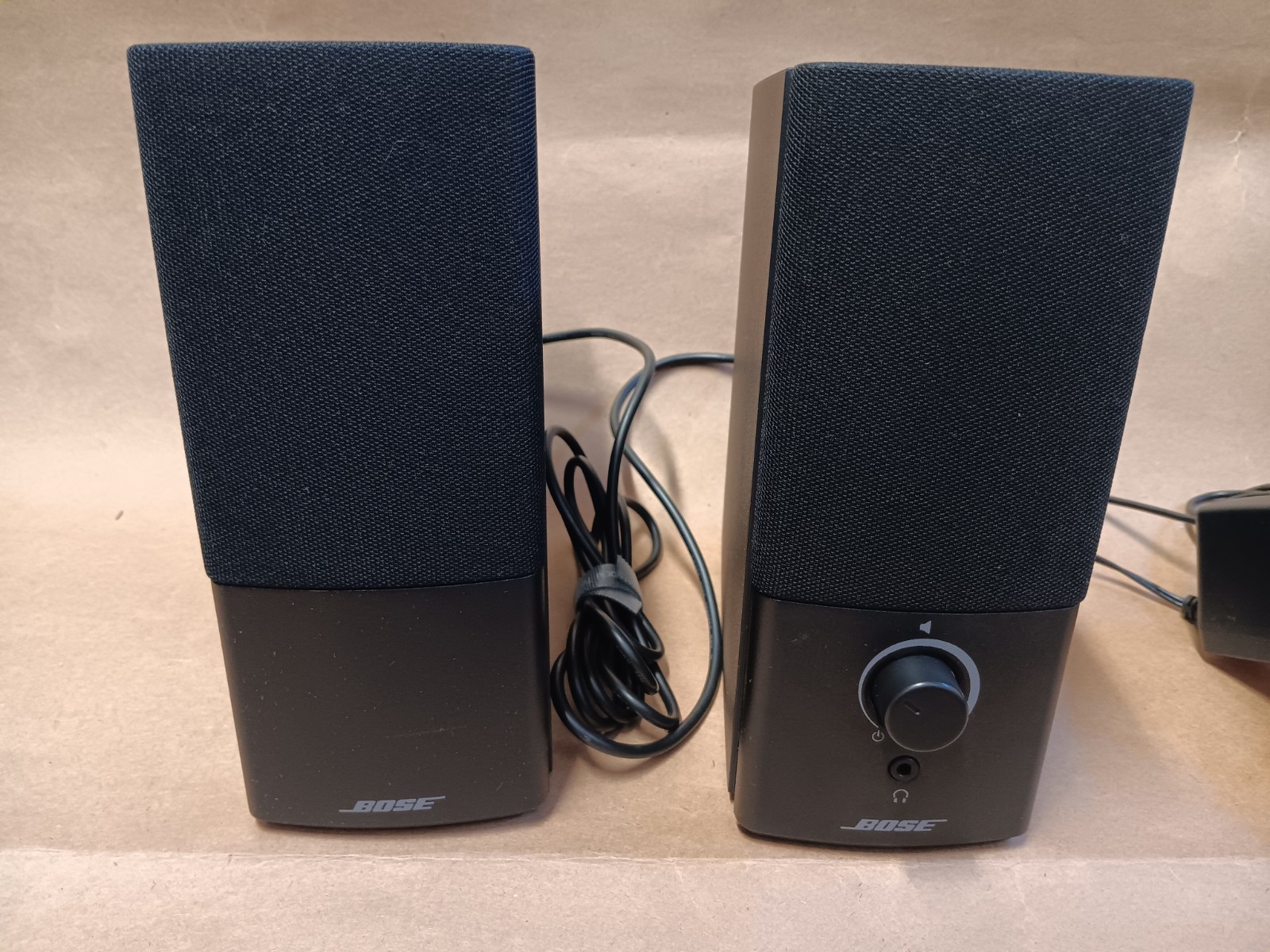 Bose Companion 2 Series III Multimedia Speakers Black Power Cord +cable tested