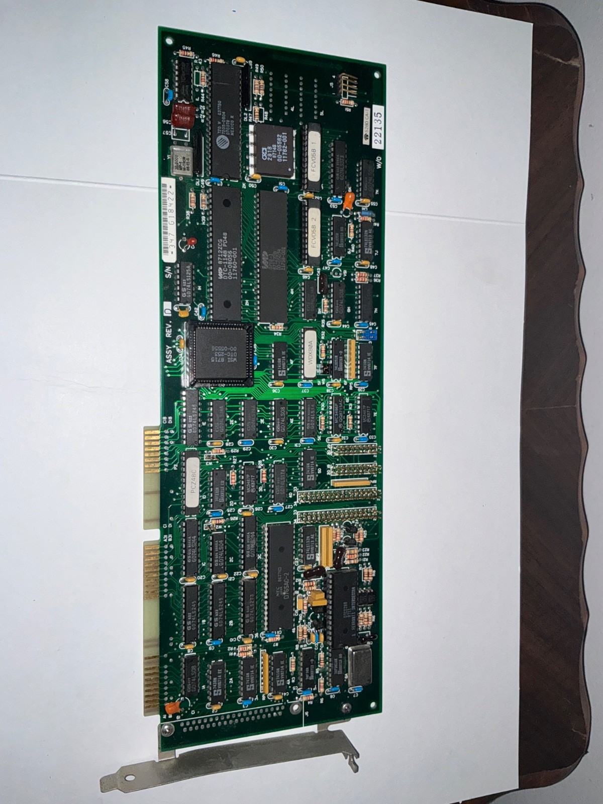 Vintage ISA MFM Hard Disk & Floppy Controller XT Full Length Card
