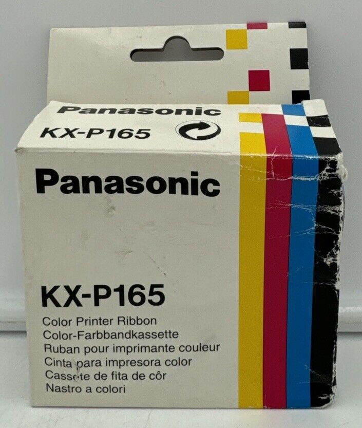 Panasonic KX-P165 Color Printer Ribbon Fits KX-P2130/35. New In Box.