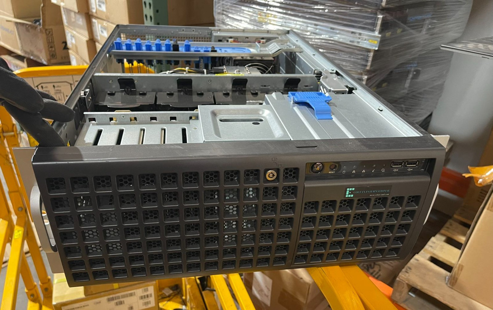 Supermicro 747-16 4U GPU Server Barebone w/2x PSU HEATSINK E5-2620 V2 64GB RAM