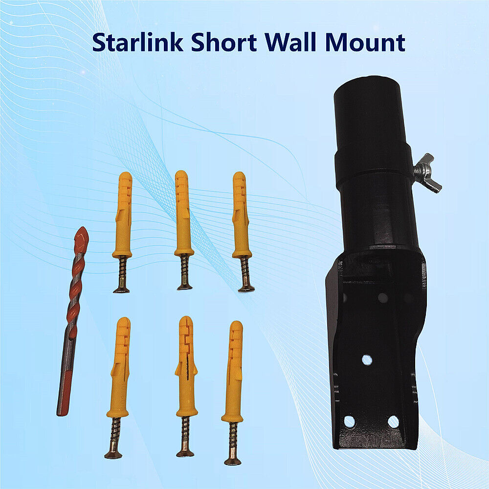 Starlink Short Wall Mount, Starlink Roof Mount Kit, for Starlink  Satellite Kit