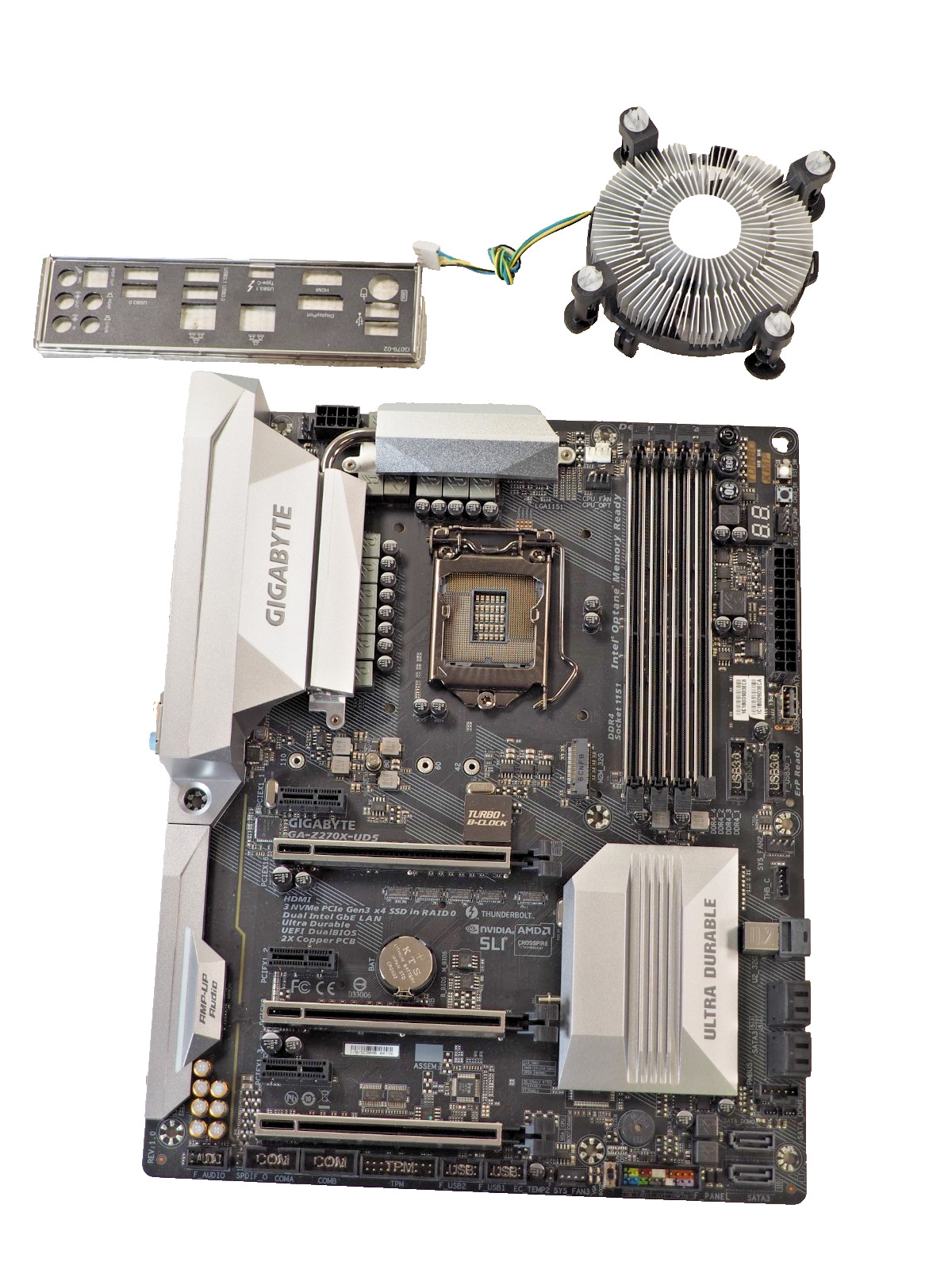 Gigabyte GA-Z270X-UD5 LGA1151 Z270 ATX DDR4 Motherboard w/I/O shield