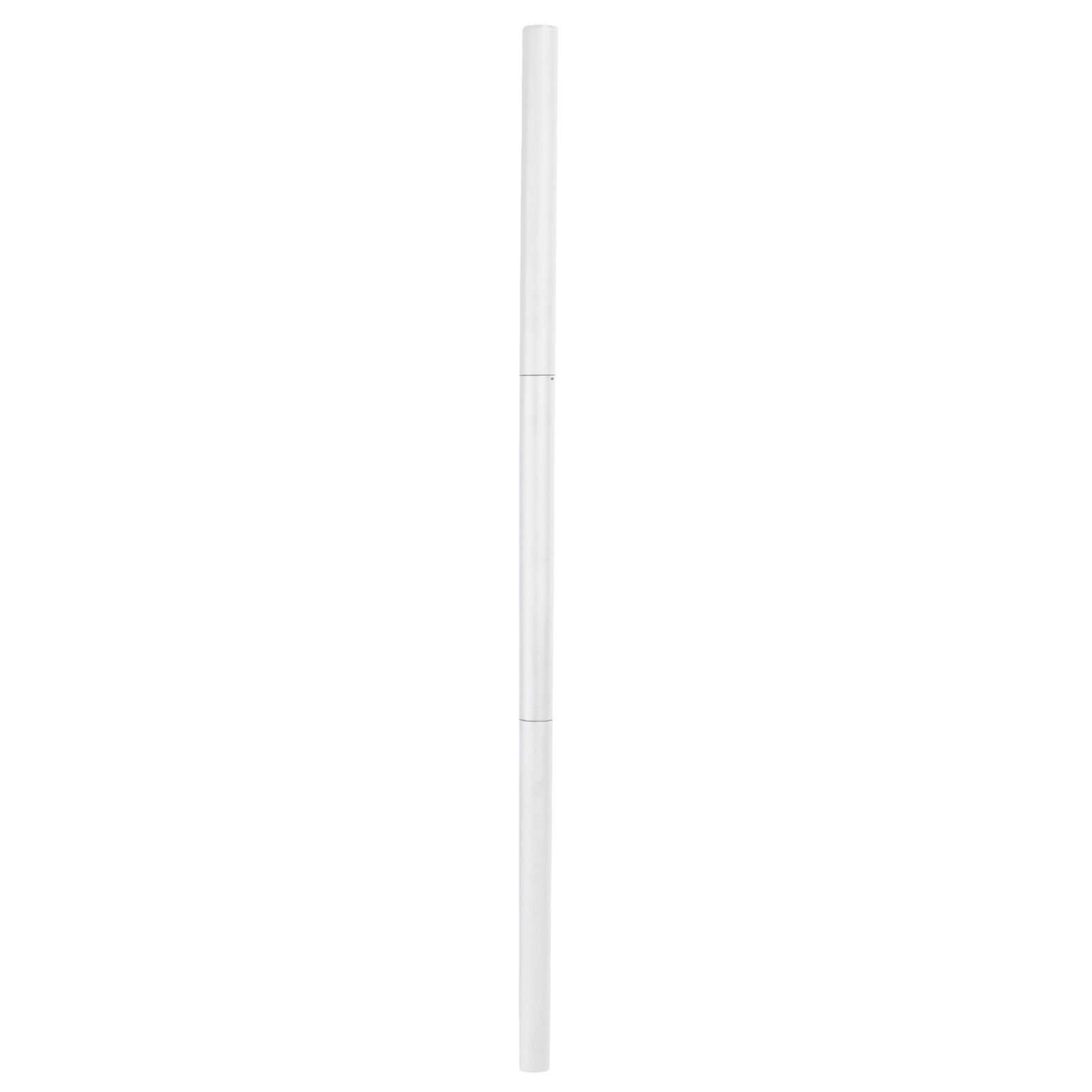 VIVO White Steel Extra Tall 3 Section Monitor Stand Pole 39