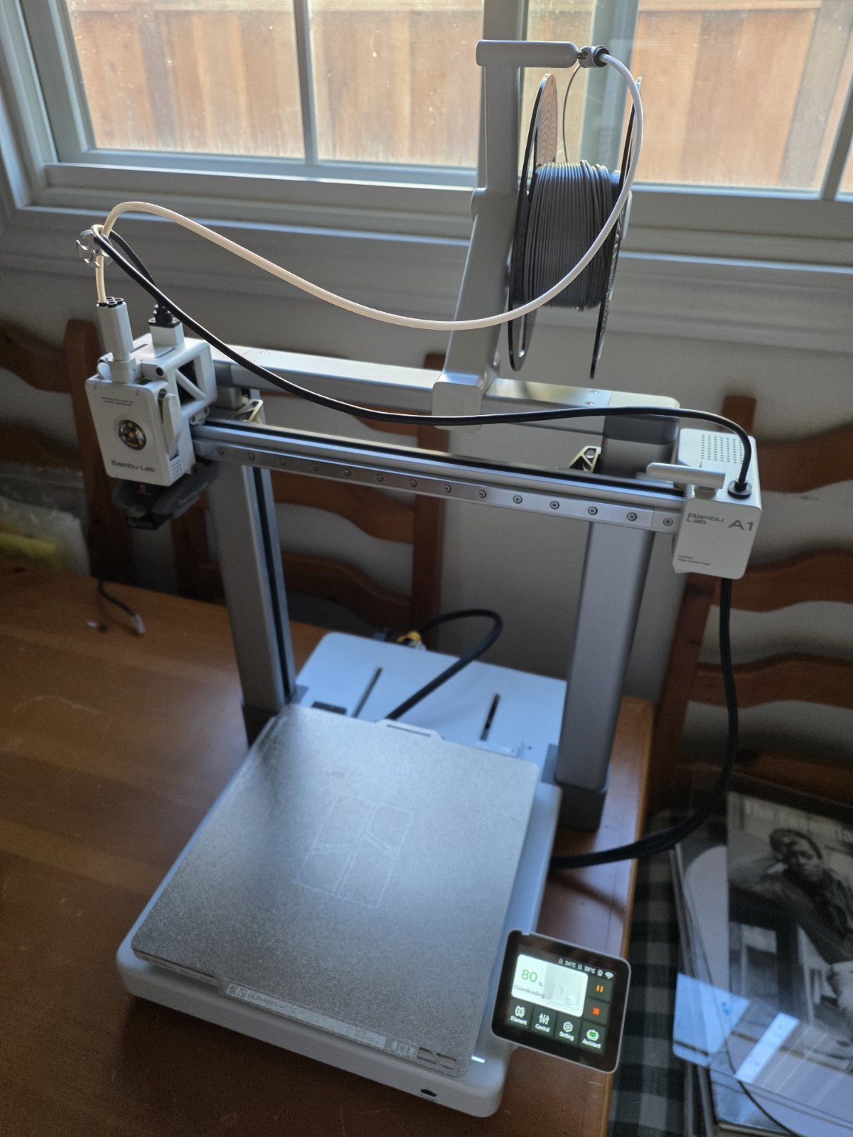 Used Bambu Lab A1 3D Printer with box