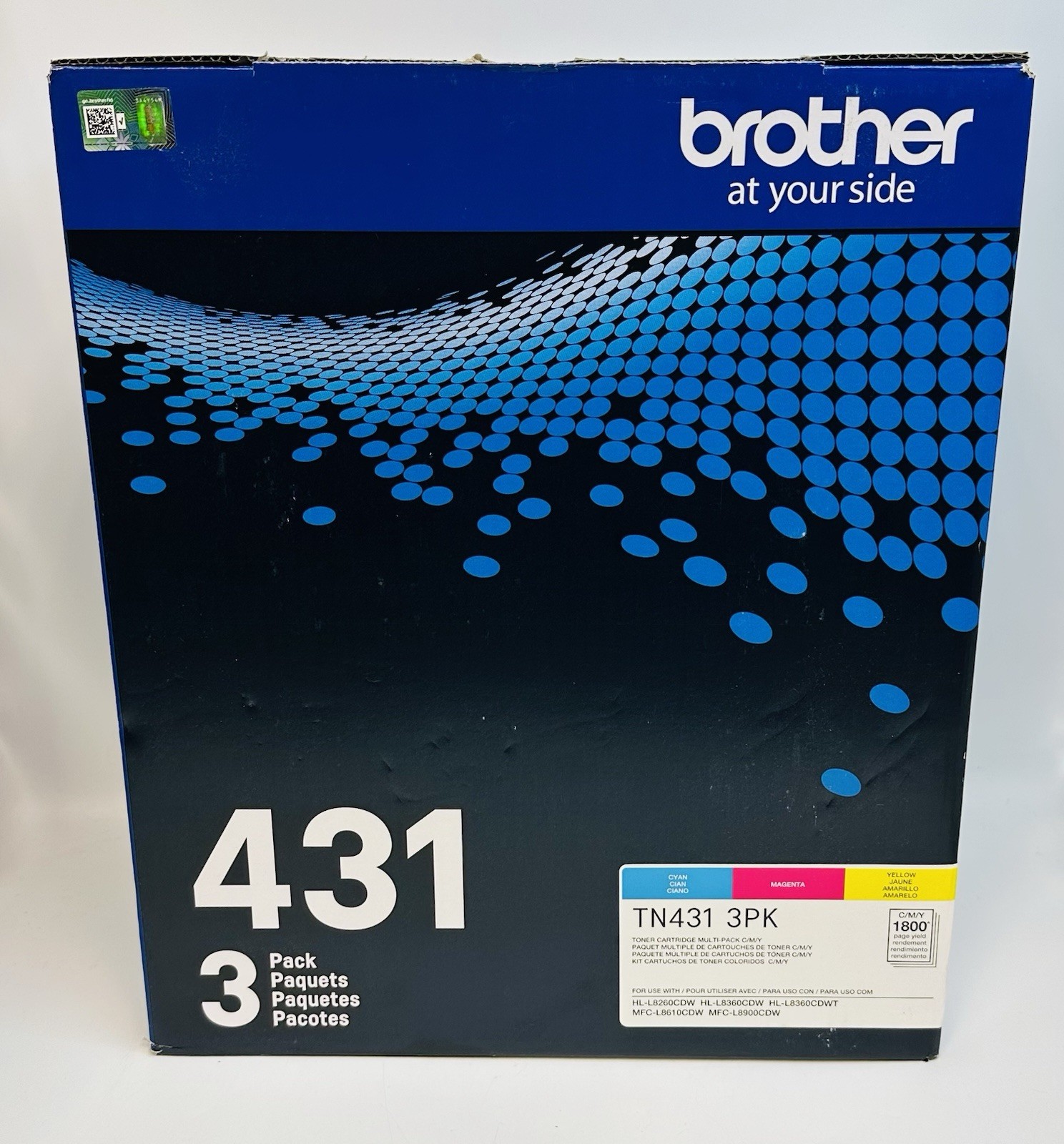 Brother TN-431 3PK - Cyan / Magenta / Yellow - 1800 *NEW IN BOX*