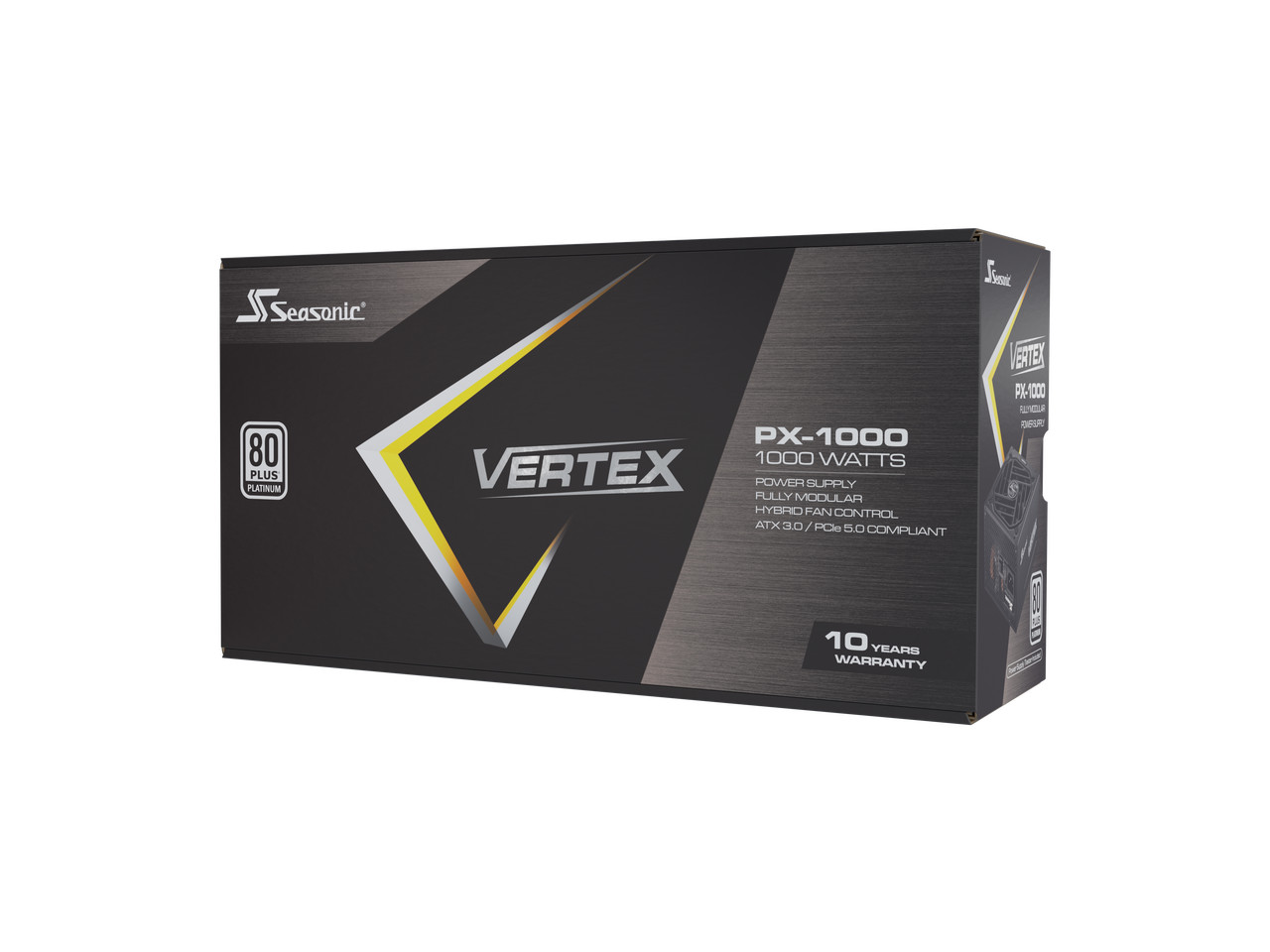 Seasonic VERTEX PX-1000, 1000W 80+ Platinum, ATX 3.0&PCIe 5.0 Ready,