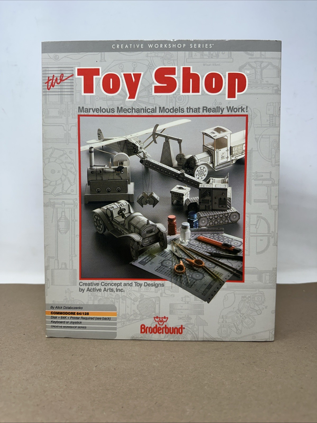 The Toy Shop Broderbund Software For Commodore 64 128 Complete Vtg 1986