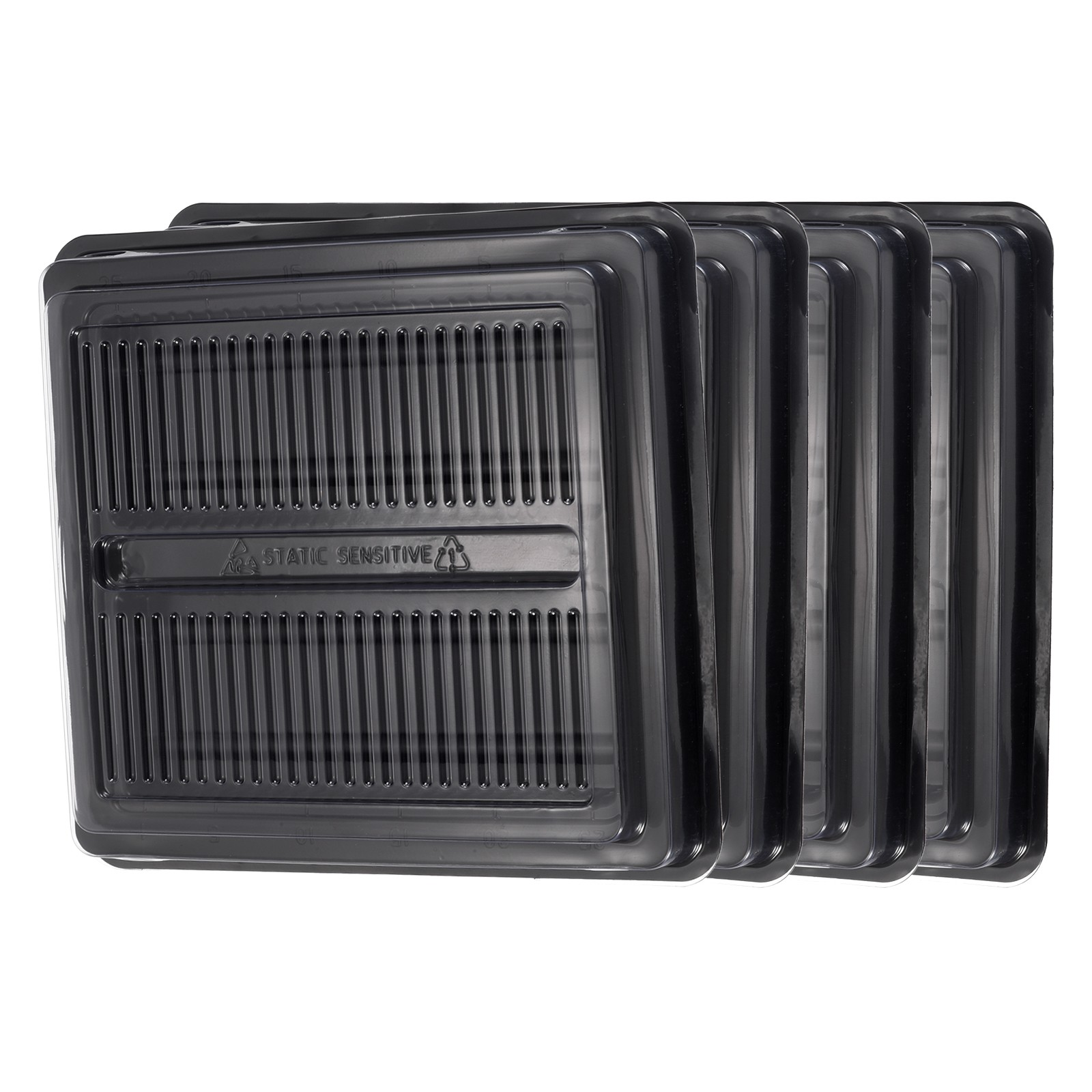 4Pcs DIMM Desktop DRR3 Memory RAM Module Package Tray with Cover