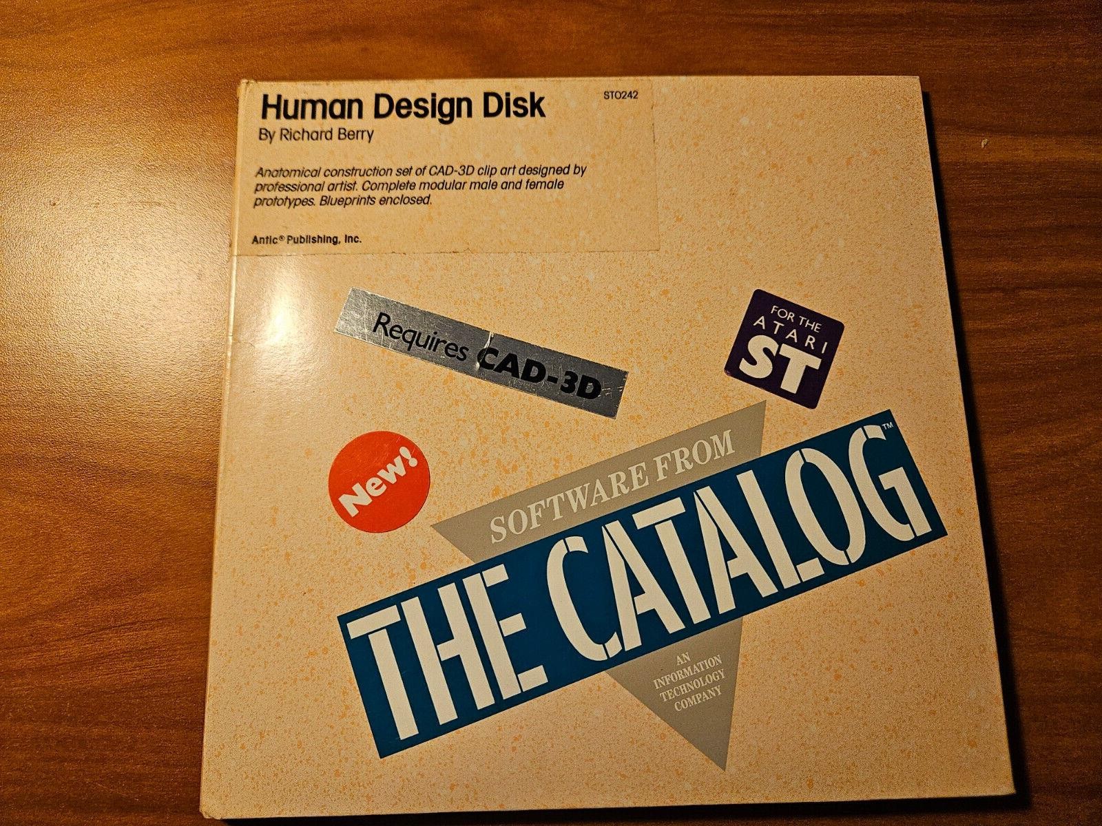 THE CATALOG - HUMAN DESIGN DISK By Richard Berry for Atari ST