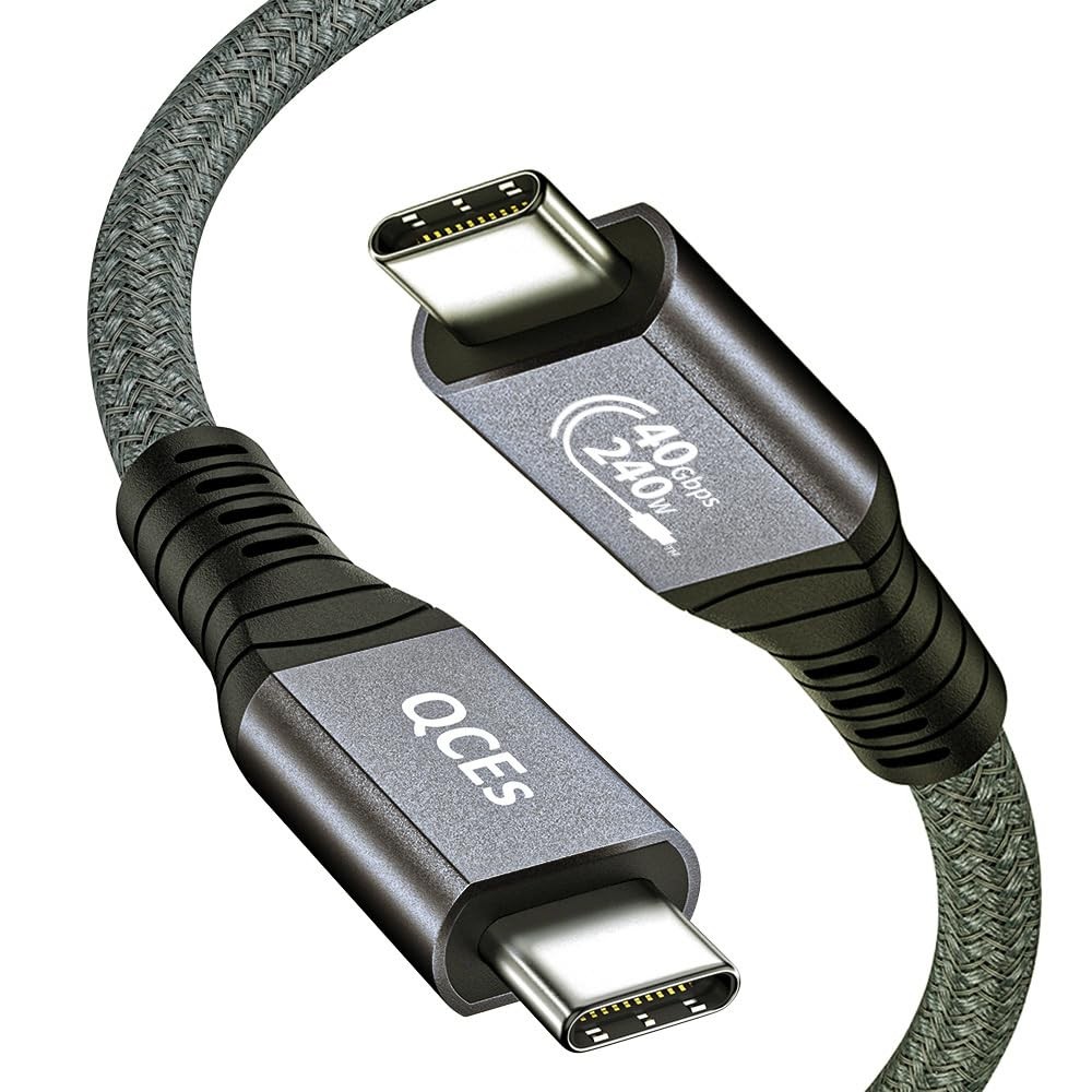 USB4 Cable 240W 40Gbps 3.3Ft for Thunderbolt 4 Cable, PD 3.1 Fast Charging, 8...