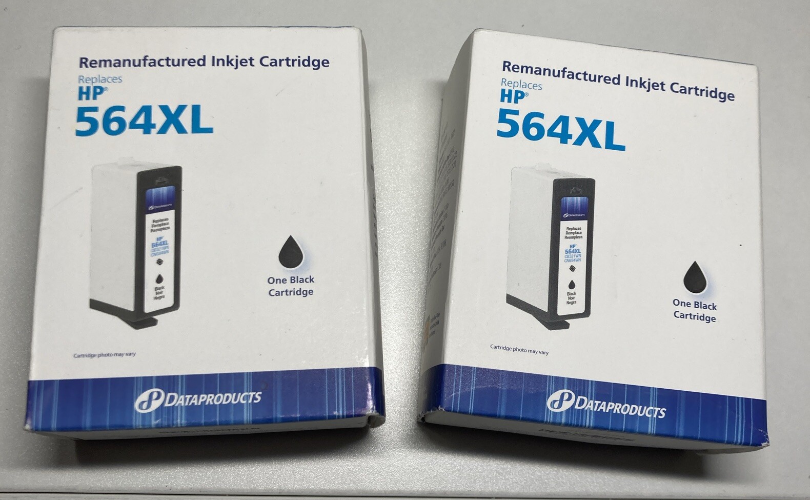 2X NEW Dataproducts Black XL High Yield Ink Cartridges Compatible HP 564XL