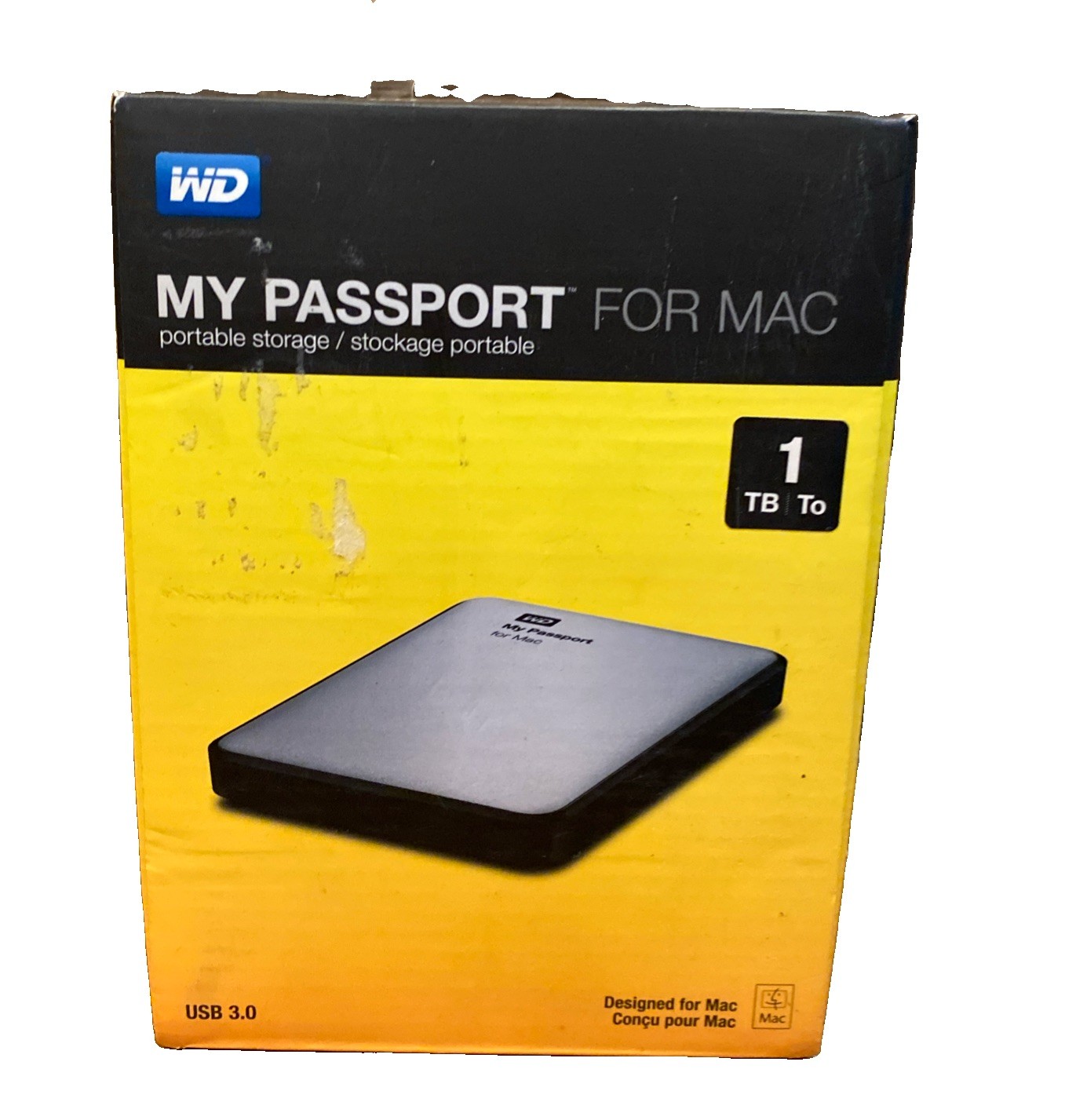 Western Digital My Passport for Mac As Is Older Stock Not Open/tested