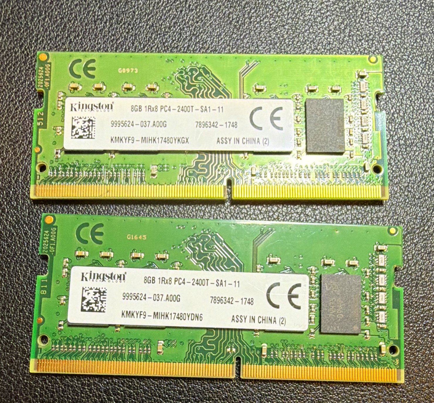 Kingston 16GB (2x8GB) DDR4 SO-DIMM PC4-2400T 260-Pin Non-ECC RAM