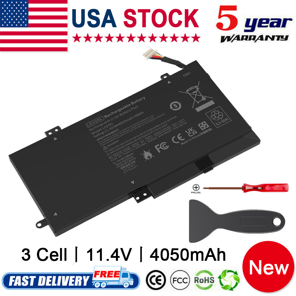 Battery for HP Envy x360 13-s 13-S192NR 13-s128nr HSTNN-UB6O LE03XL LEO3XL