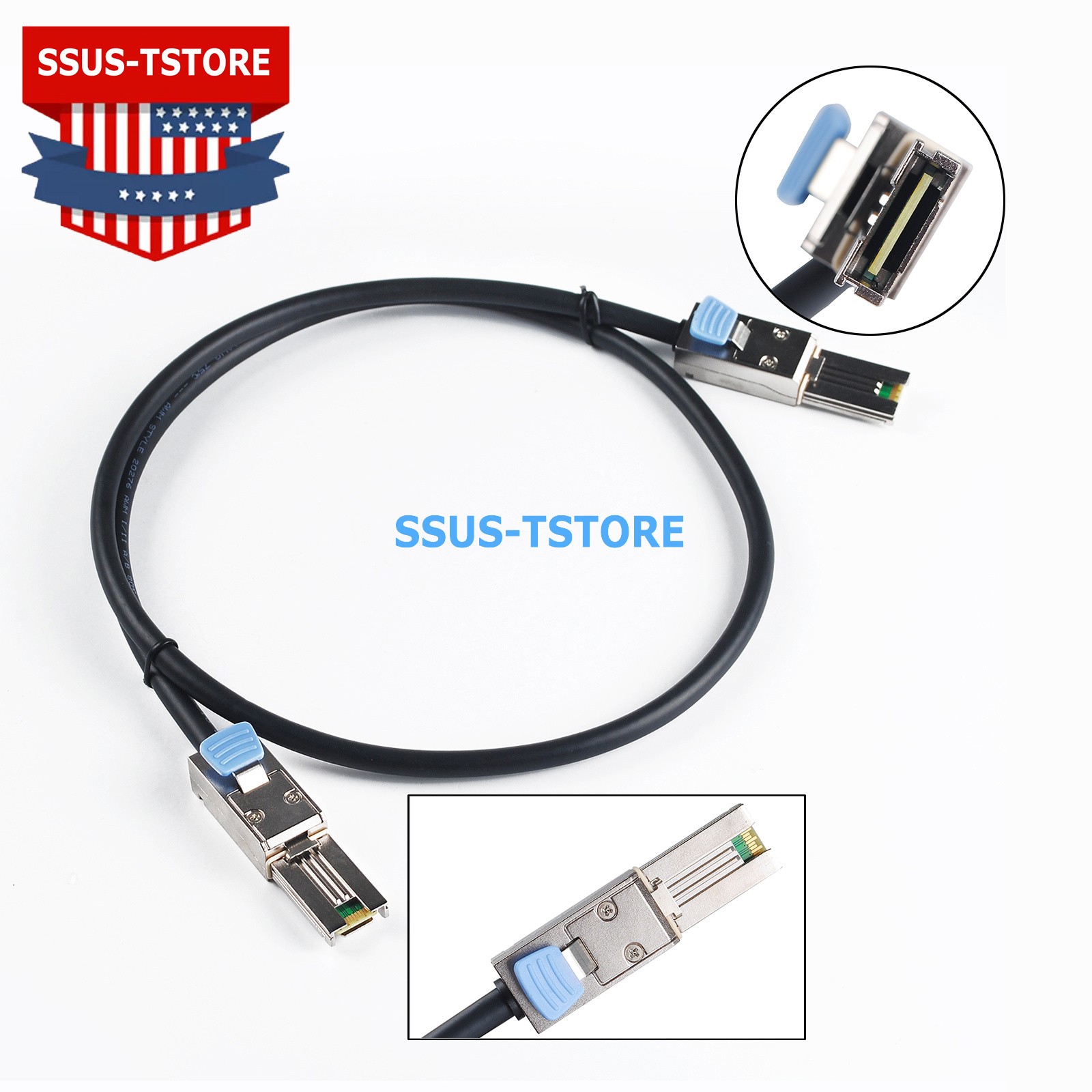 6G External Cable 26Pin SAS to SAS Cable SFF-8088 to SFF-8088 1/2/3 m