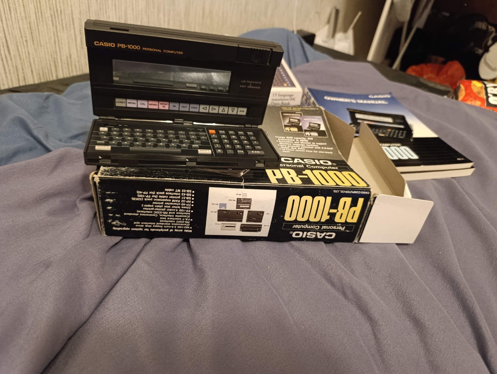 Brand new tested working with manuāls CASIO POCKET COMPUTER PB-1000