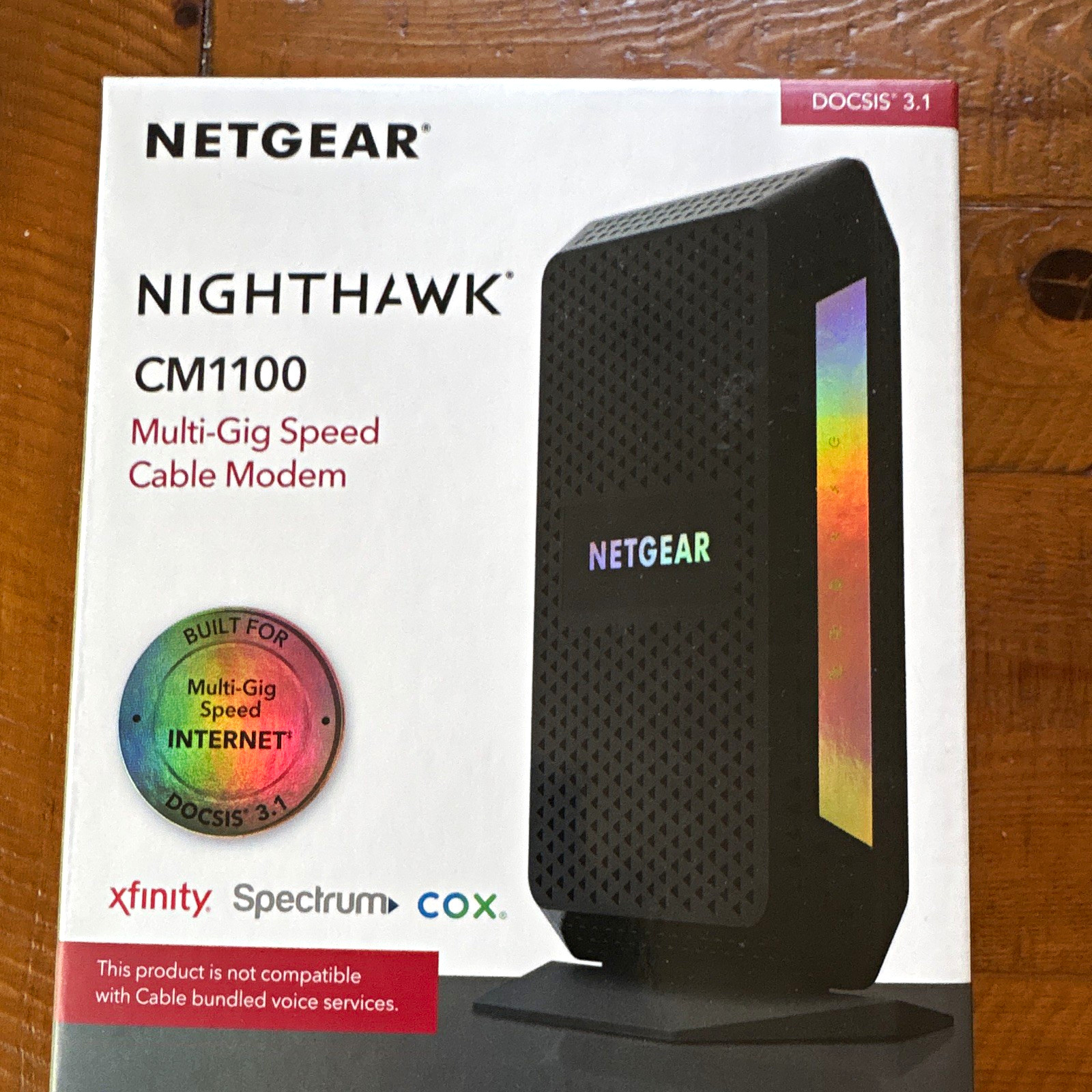 NETGEAR Nighthawk CM1100 DOCSIS 3.1 Multi-Gig 10Gbps 2-Port Modem