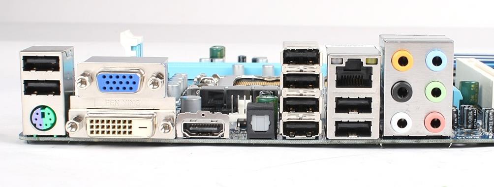 I/O Shield For Gigabyte GA-H55M-S2H & GA-EG45M-UD2H & GA-H55M-D2H Backplate