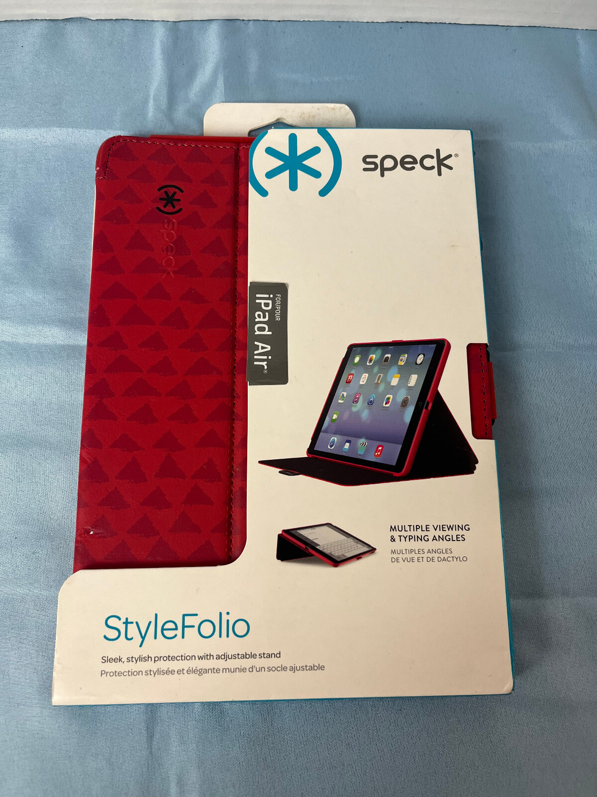 Speck IPAD AIR Style Folio Red Cover Case Adjustable New NIP