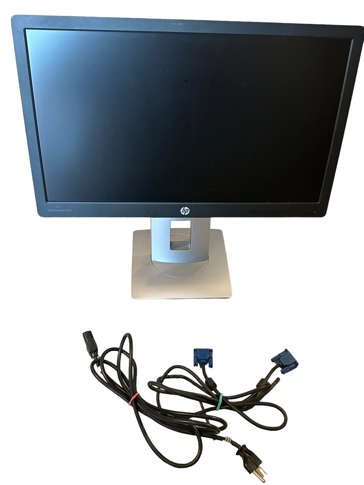 HP EliteDisplay E202, 20" LCD Widescreen Monitor , DP, VGA, HDMI, USB Grade B+