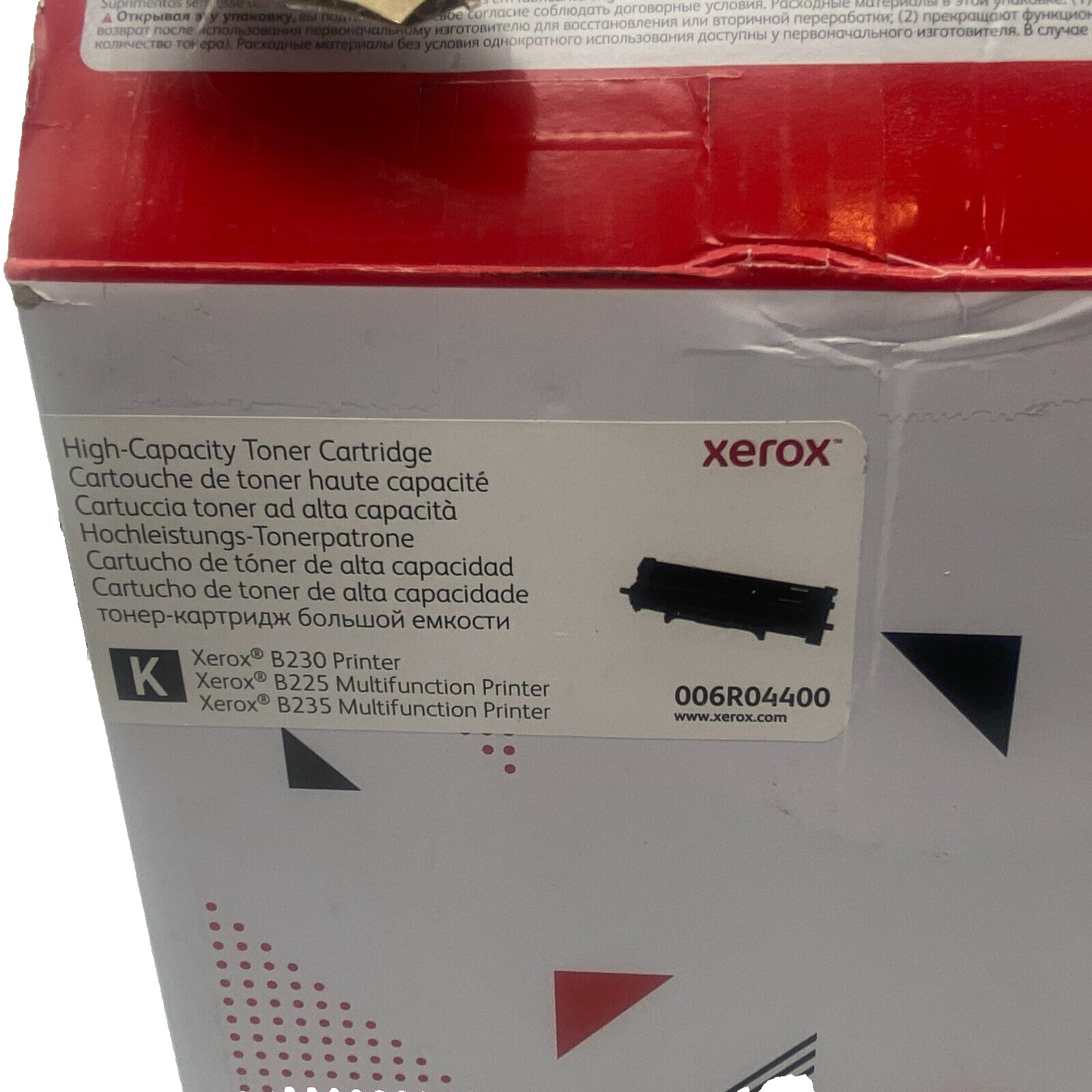 Xerox Genuine 006R04400 Black High Capacity Toner B230 B225 B235 Cartridge