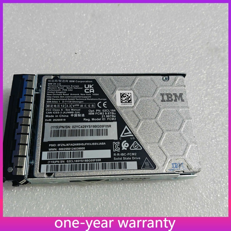 IBM 2076-ADS6 9848-AHS6 2078-AES6 9.6TB NVMe FCM2 Flash Drive 02YC417 03GH470