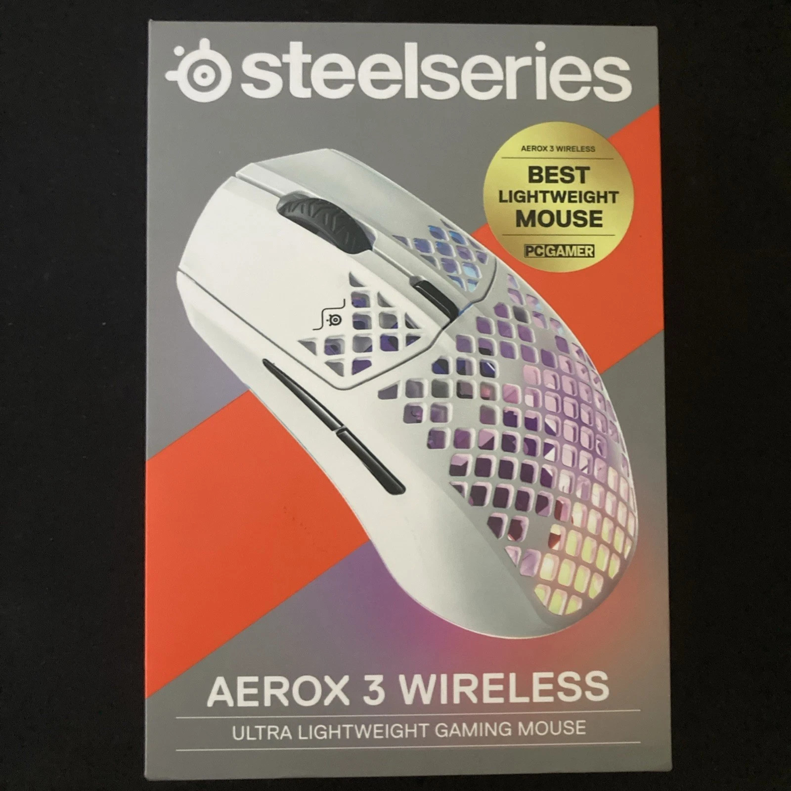 SteelSeries AEROX 3 WIRELESS 62715 Wireless Gaming Mouse - Whitet - Openbox