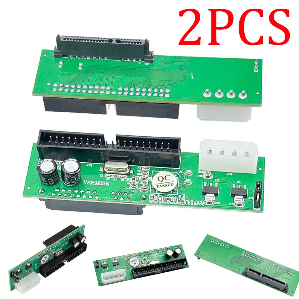 PATA IDE to Serial ATA SATA Adapter Converter Card for 3.5/2.5 HDD DVD 7+15 Pin