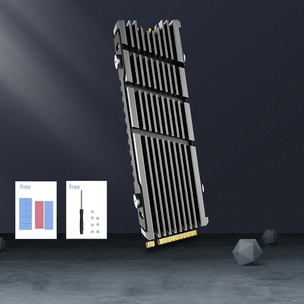 JEYI Cooler II 2280 SSD Heatsink for M.2 NVME Radiator Magnesium Aluminum Alloy