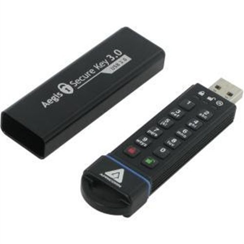 Apricorn ASK316GB 16GB Aegis Secure Key USB 3.0 Flash Drive