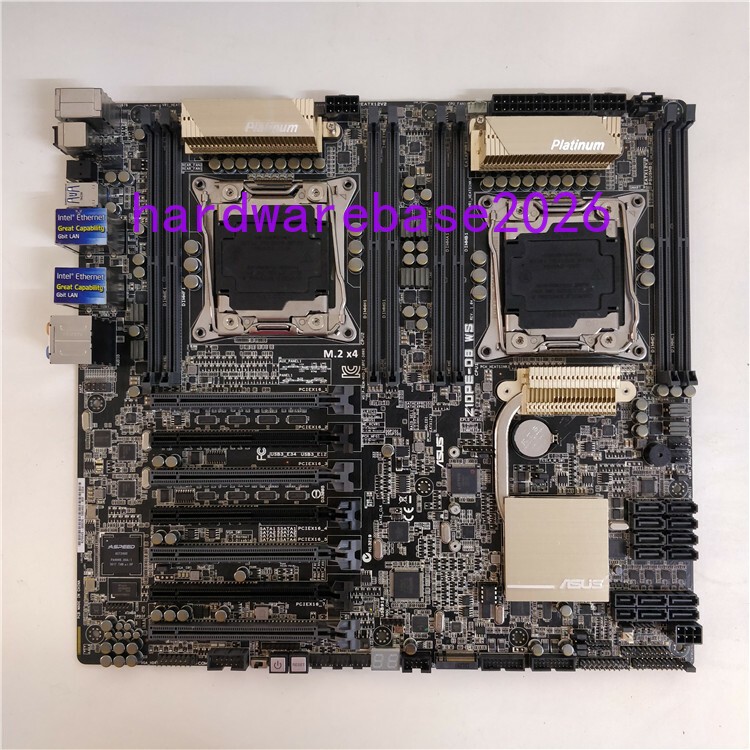 FOR Asus Z10PE-D8 WS Server Motherboard Intel C612 LGA2011-3 DDR4 7×PCI-E X16