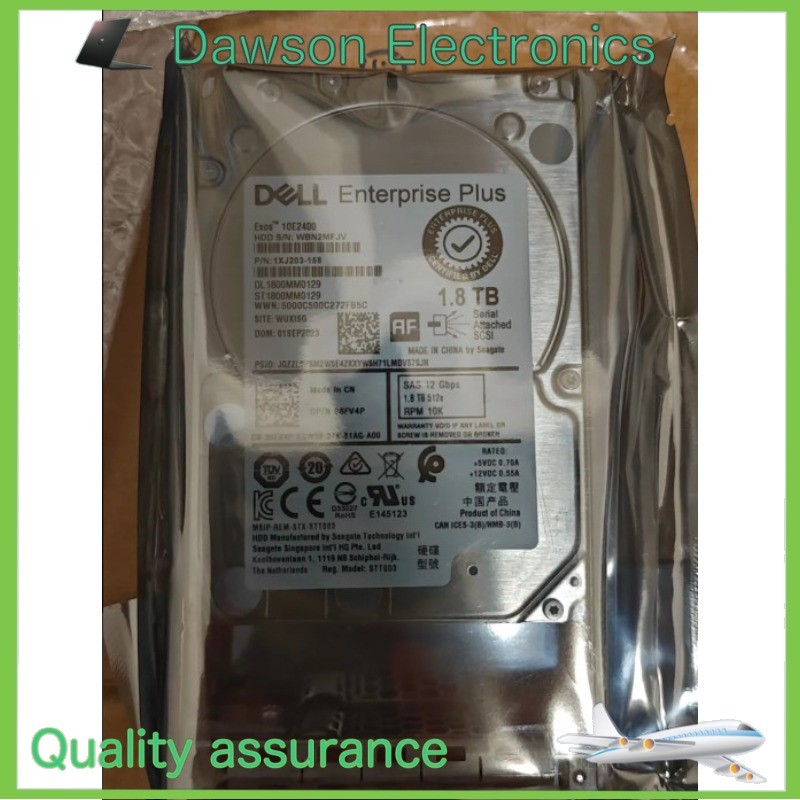 New DELL ST1800MM0129 06FV4P 1XJ203-158 1.8T 2.5" SAS SC4020/5020 Hard Drive